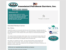 Tablet Screenshot of apccorporate.com